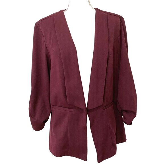 torrid Jackets & Blazers - Torrid Jacket One Button Blazer Size 2 Citycore Officewear Career Damaged